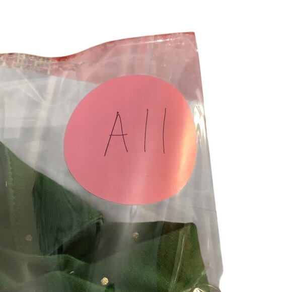 Boden Tara Jersey Green Long Sleeve Button-Up Shirt  Women US 14 Gold Dots - Picture 7 of 7